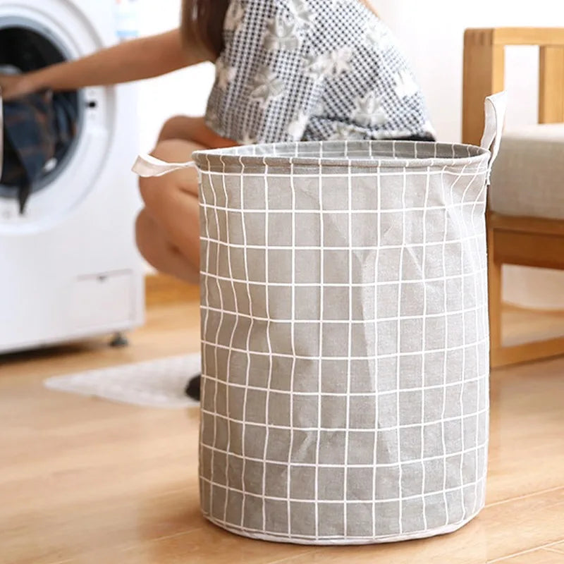 Boîte de Rangement Pliable en Lin – Élégance, Simplicité et Organisation