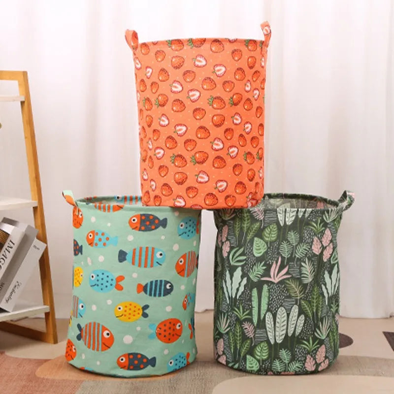 Boîte de Rangement Pliable en Lin – Élégance, Simplicité et Organisation