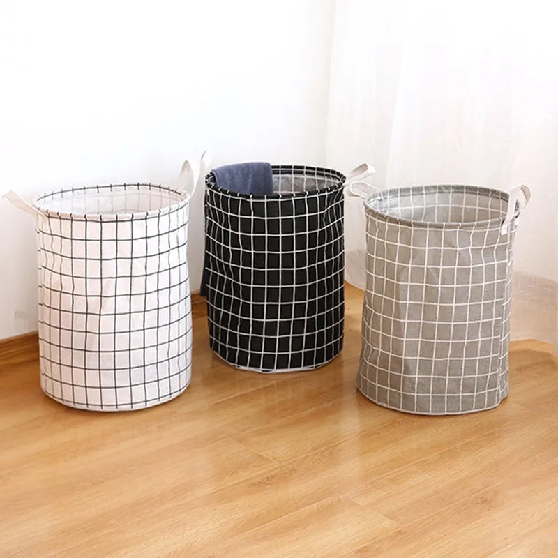 Boîte de Rangement Pliable en Lin – Élégance, Simplicité et Organisation