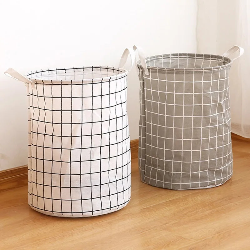 Boîte de Rangement Pliable en Lin – Élégance, Simplicité et Organisation