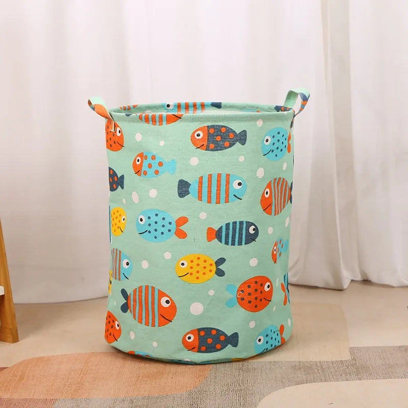 Boîte de Rangement Pliable en Lin – Élégance, Simplicité et Organisation