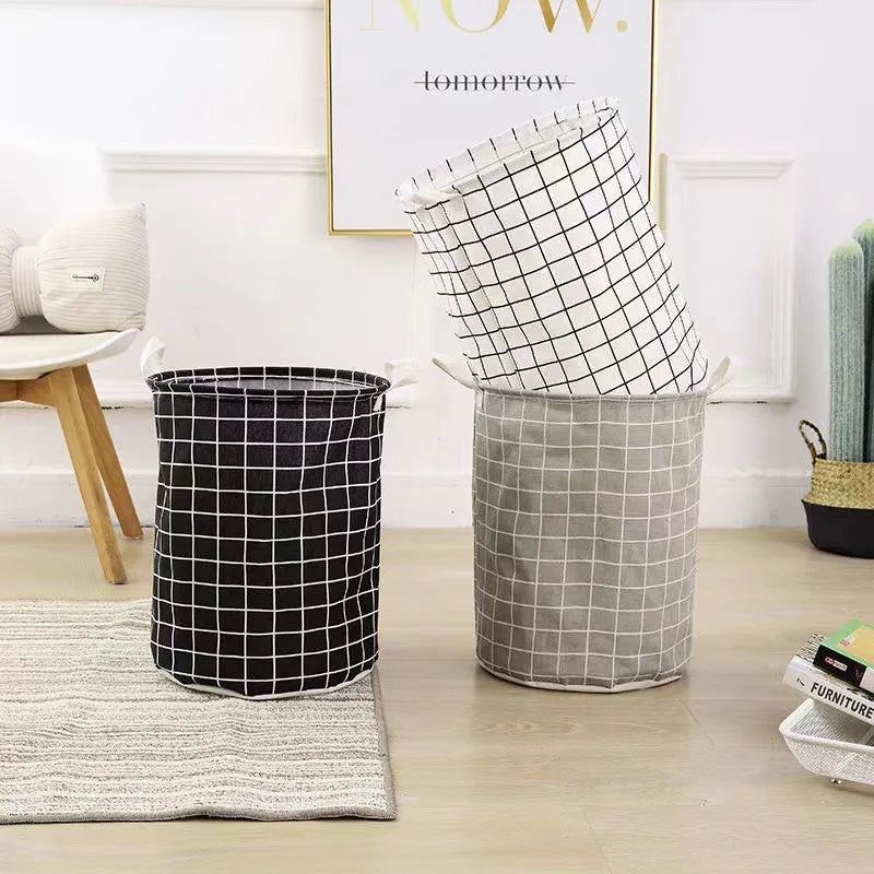 Boîte de Rangement Pliable en Lin – Élégance, Simplicité et Organisation