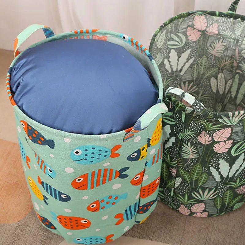 Boîte de Rangement Pliable en Lin – Élégance, Simplicité et Organisation