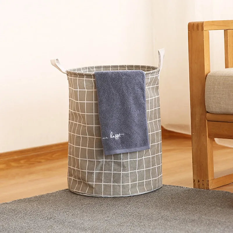 Boîte de Rangement Pliable en Lin – Élégance, Simplicité et Organisation