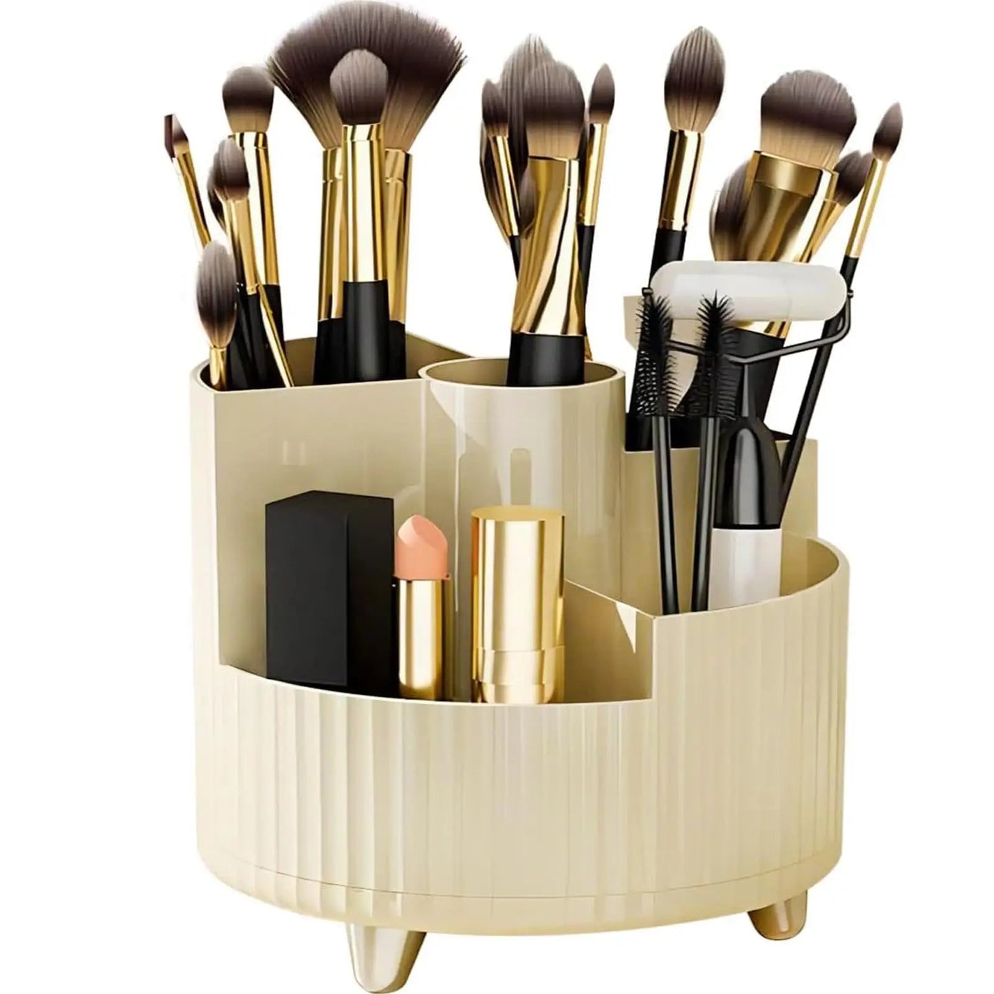 Boîte de Rangement Cosmétique - Rotative - Rangement Express Rangement Express 14:193#Brush Holder Black Boîte de Rangement Cosmétique - Rotative