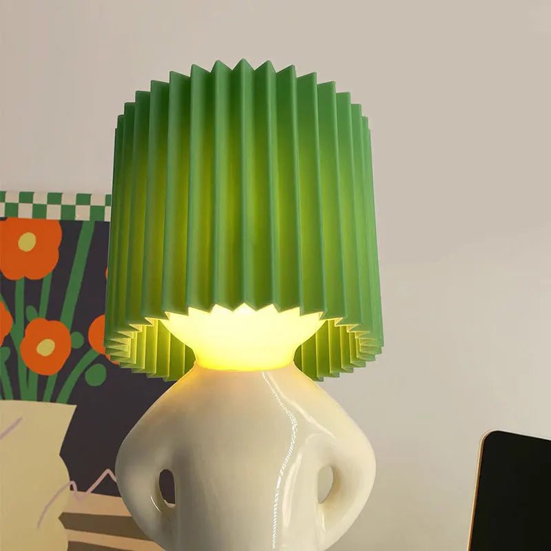 Lampe de Chevet Design – Le Duo Poétique - Rangement Express Rangement Express 136:366#Green;200000531:771#US plug in Lampe de Chevet Design – Le Duo Poétique