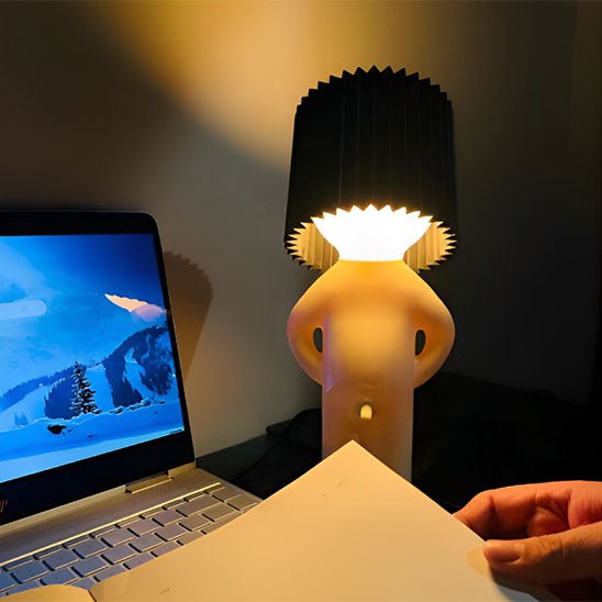 Lampe de Chevet Design – Le Duo Poétique - Rangement Express Rangement Express 136:366#Green;200000531:771#US plug in Lampe de Chevet Design – Le Duo Poétique