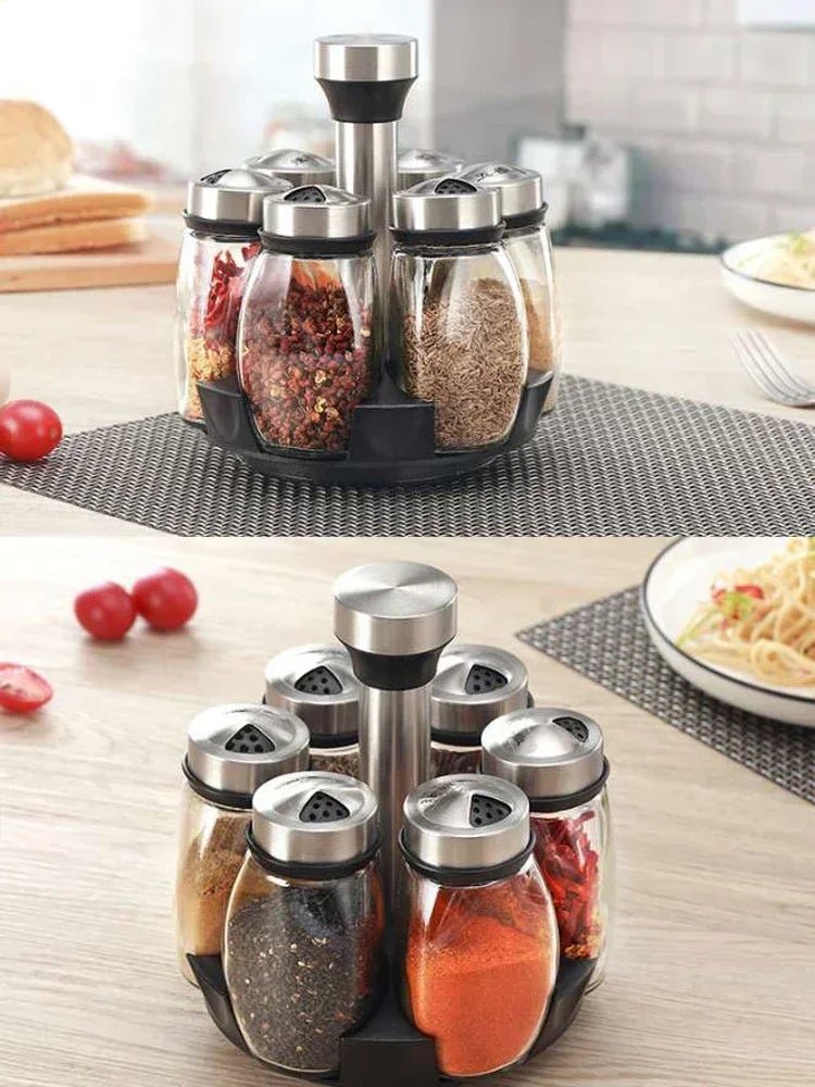 Plateau Tournant à Épices - Carrousel Pratique et Élégant - Rangement Express Rangement Express 14:200004890#a bottle Plateau Tournant à Épices - Carrousel Pratique et Élégant