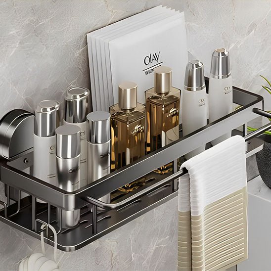 Support de Tringle à Rideaux Sans Perçage – Organisation - Rangement Express Rangement Express 14:200002984#2 PCS Grey Rack;200007763:201336100 Support de Tringle à Rideaux Sans Perçage – Organisation