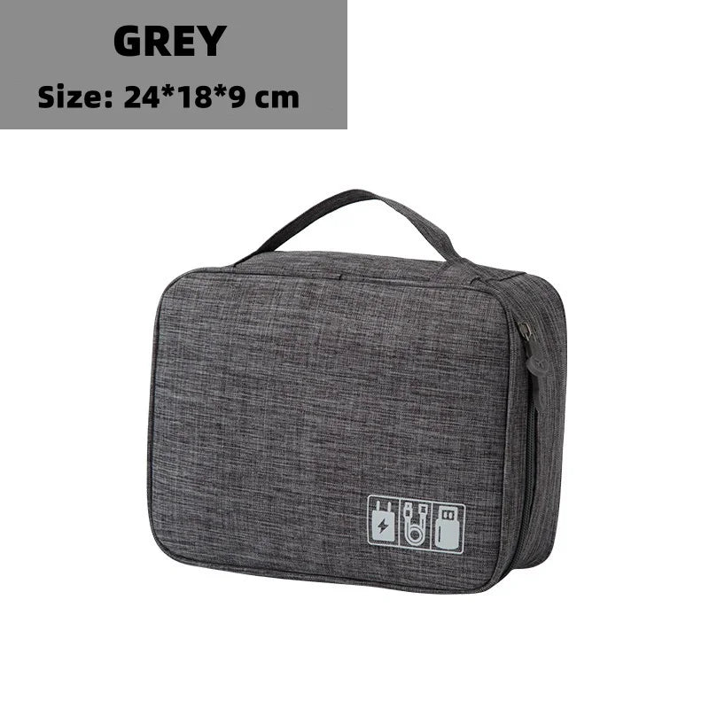 Trousse de Voyage - L'Essentiel pour Tous Vos Déplacements - Rangement Express Rangement Express 14:200006155#GRAY;5:200004166 Trousse de Voyage - L'Essentiel pour Tous Vos Déplacements