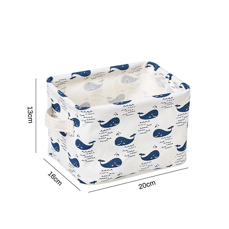 Boîte de Rangement Pliable en Lin – Élégance, Simplicité et Organisation
