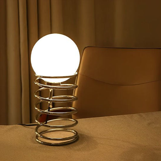 Lampe Vintage à Spirale - Elegant et moderne Dorée - Rangement Express Rangement Express Lampe Vintage à Spirale - Elegant et moderne Dorée