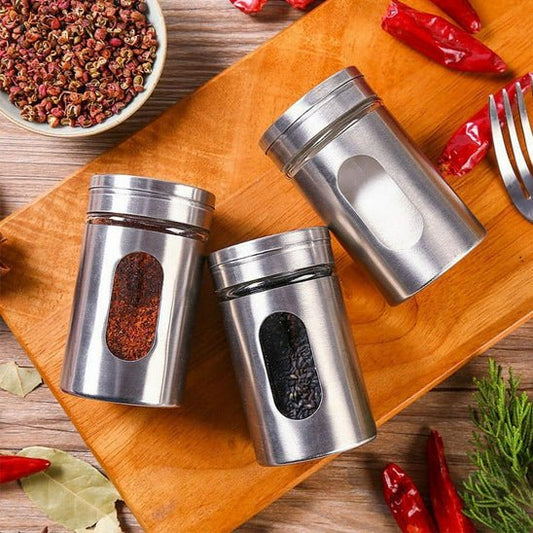 Lot de 6 Pots à Épices - L’Alliance Parfaite entre Praticité et Élégance - Rangement Express Rangement Express 14:10#red Lot de 6 Pots à Épices - L’Alliance Parfaite entre Praticité et Élégance