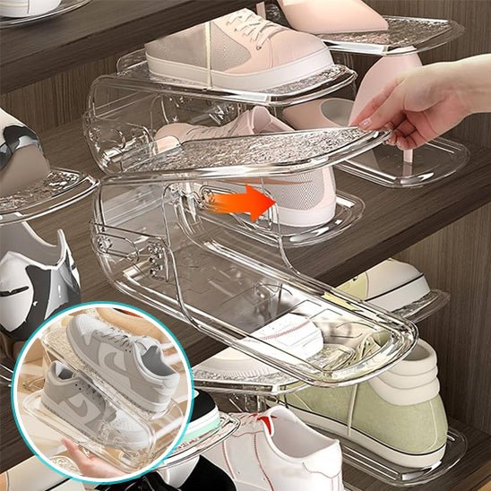 Organisateur de Chaussures - rangement express - Rangement Express Rangement Express 14:200006151#2 Pcs Organisateur de Chaussures - rangement express