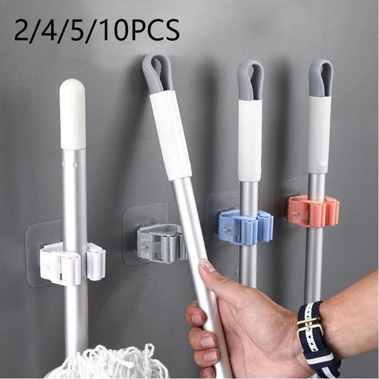 Porte Balai Mural - Rangement et Organisation - Rangement Express Rangement Express 14:200006154#Green;5:200004166#5pcs Porte Balai Mural - Rangement et Organisation