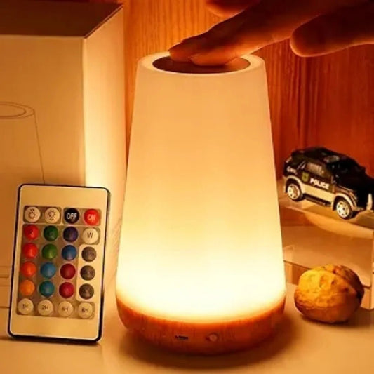 Veilleuse LED Tactile Multicolore - Apaisante & élégant - Rangement Express Rangement Express 136:173#remote control Veilleuse LED Tactile Multicolore - Apaisante & élégant